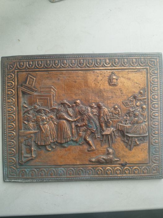 Чеканка медная редкая