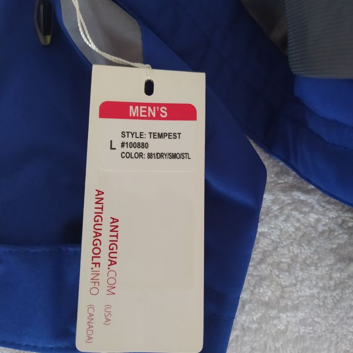 Ново мъжко яке Antigua на Texas Rangers, разм.L