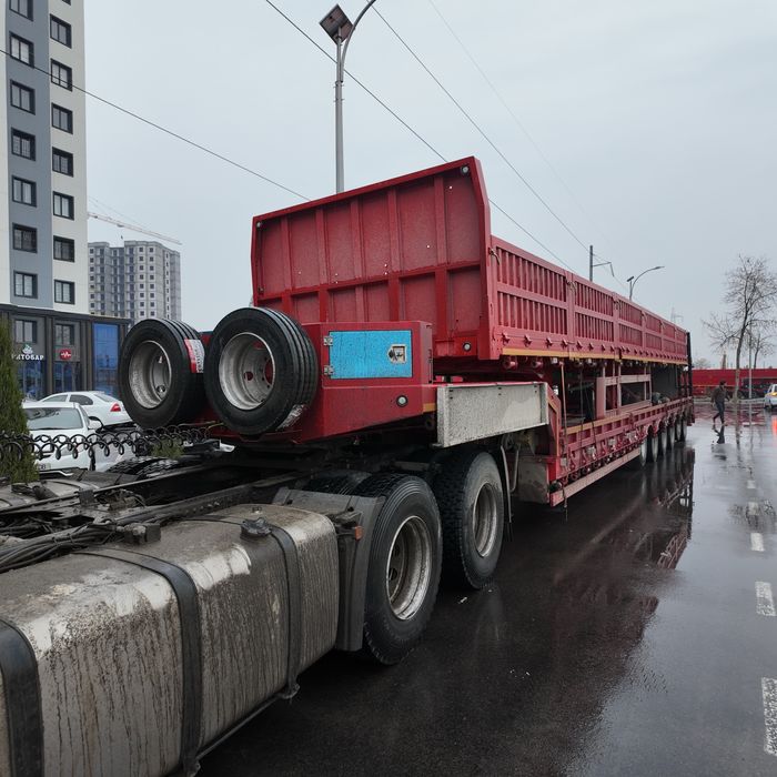 13/14+7 m universal pritsept универсальный прицеп контейнеравоз