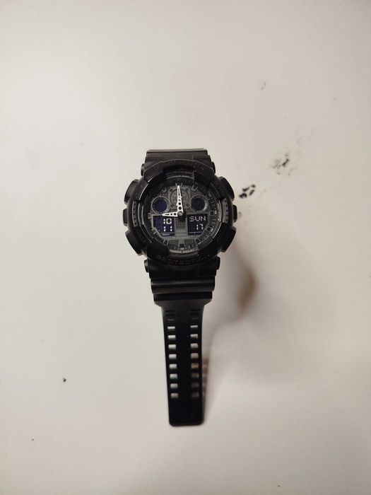 черные часы Casio G-Shock GA-100