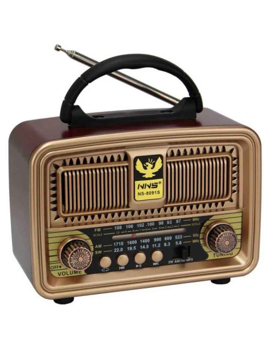 Ретро радио NNS NS-8091BT с Bluetooth, USB, SD, AM/FM/SW гр. Трявна ...