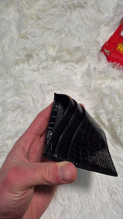 Cardholder Montblanc din piele lacuita