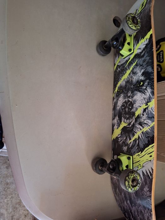 Skateboard cu roti de silicon copii