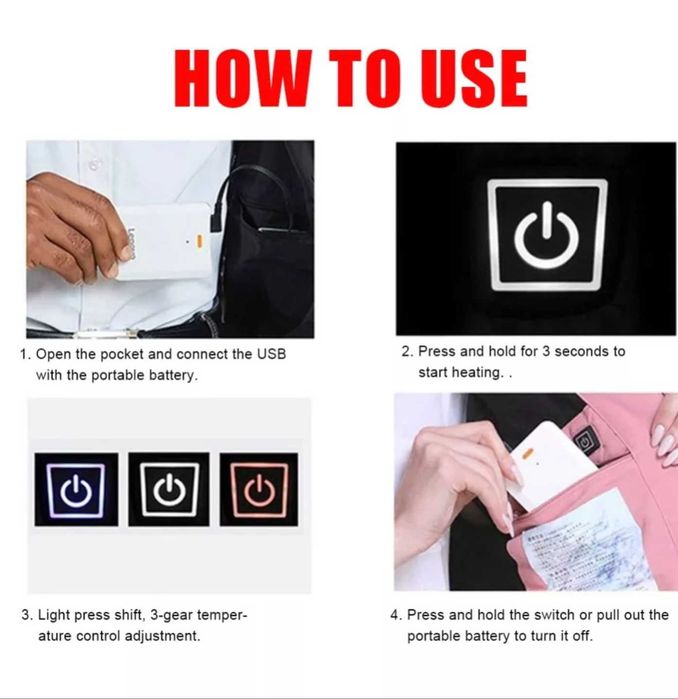 Електрическа грейка с USB изход