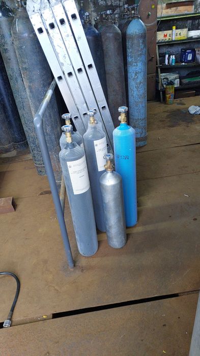 Кислород, аргон, углекислота, азот