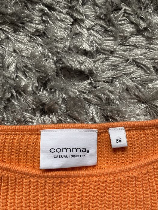 pulover comma portocaliu