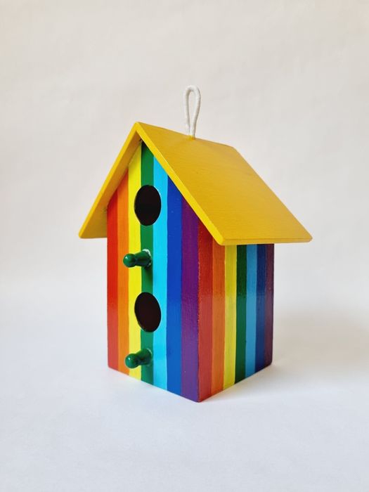 Casute pasarele din lemn