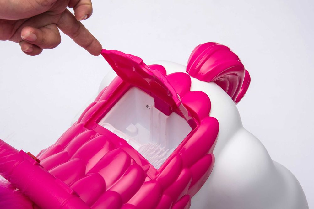 Calut electric, Kindeplay Unicorn, pentru copii 3-4 ani, 70W, 12V, roz