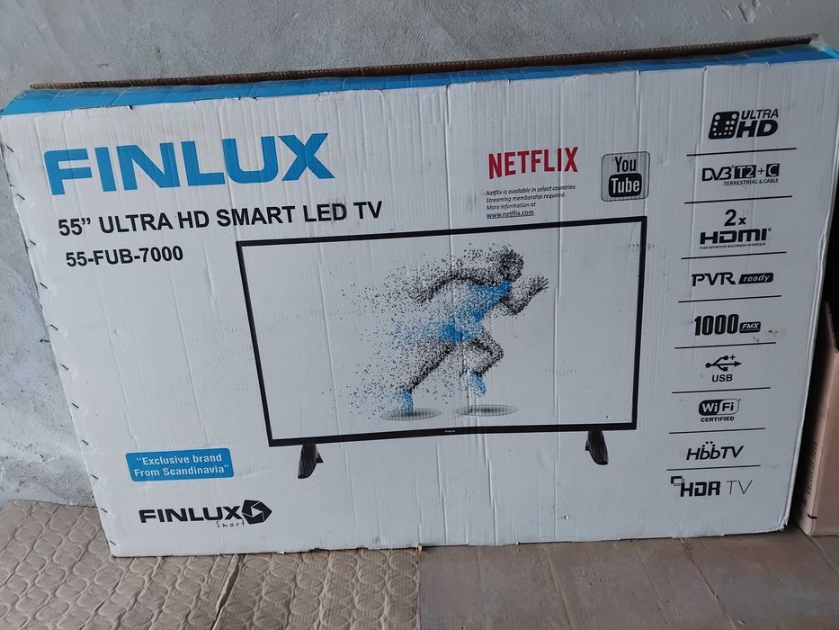Телевизор Finlux 55-FUB-7000 UHD 4K Smart