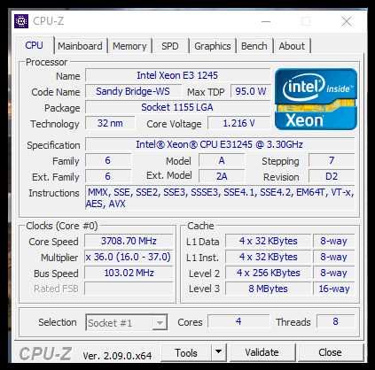 Дъно ASUS P8P67 WS Revolution+Intel Xeon E3-1245 + 8gb lga 1155