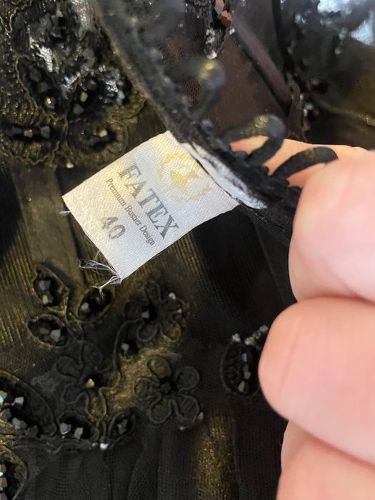 Бална черна рокля