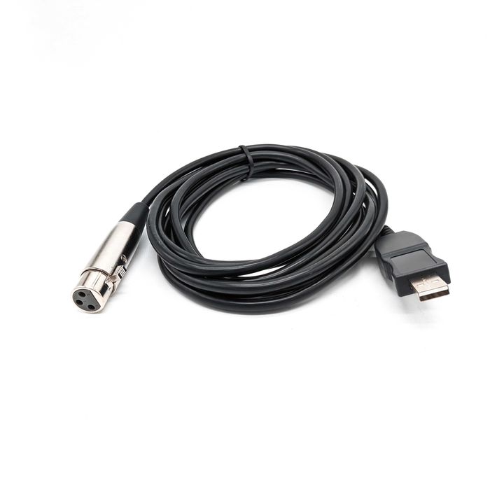 Аудиокабель USB - XLR 3 pin microphone cable 3 М