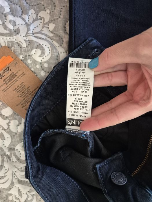 Jeans blugi Colin's măsură 26/30 noi cu etichetă model Lara