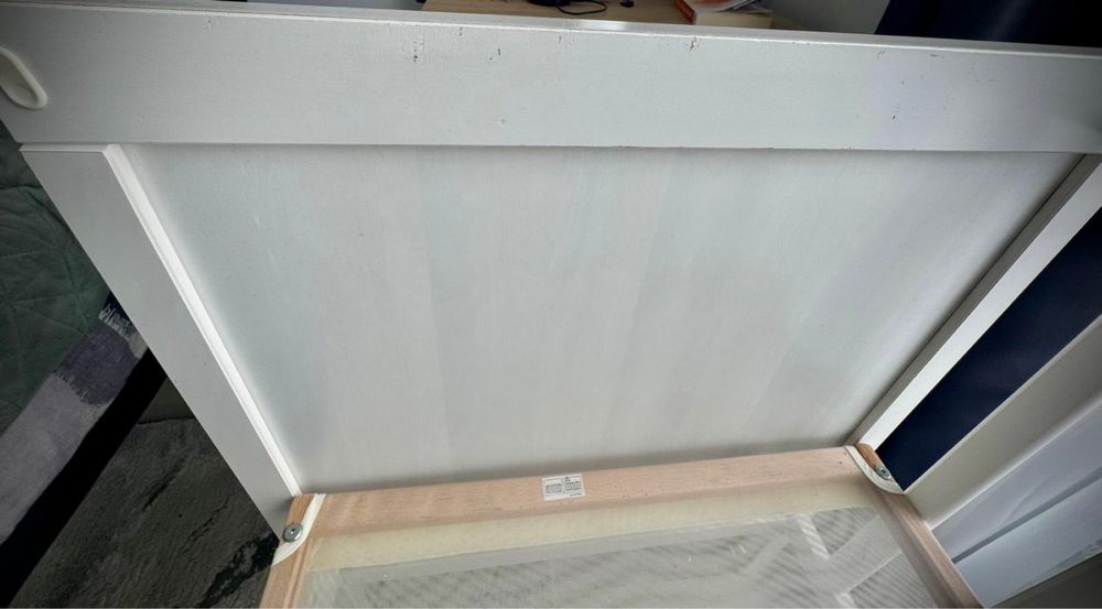 Patut bebe Ikea culoare alb cu/fara saltea inclusa