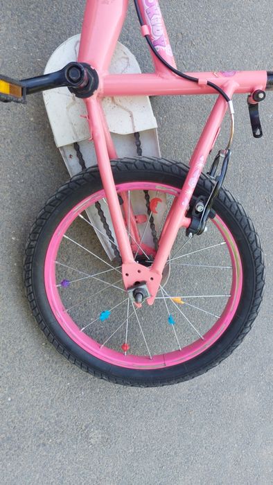 Bicicleta roti 16 roz copii fete hello girl fetita