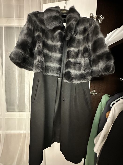 Комбинированное пальто