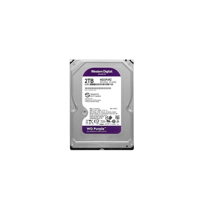 { WD Purple HDD 2TB 3.5" SATA [Pull out 0 ч]