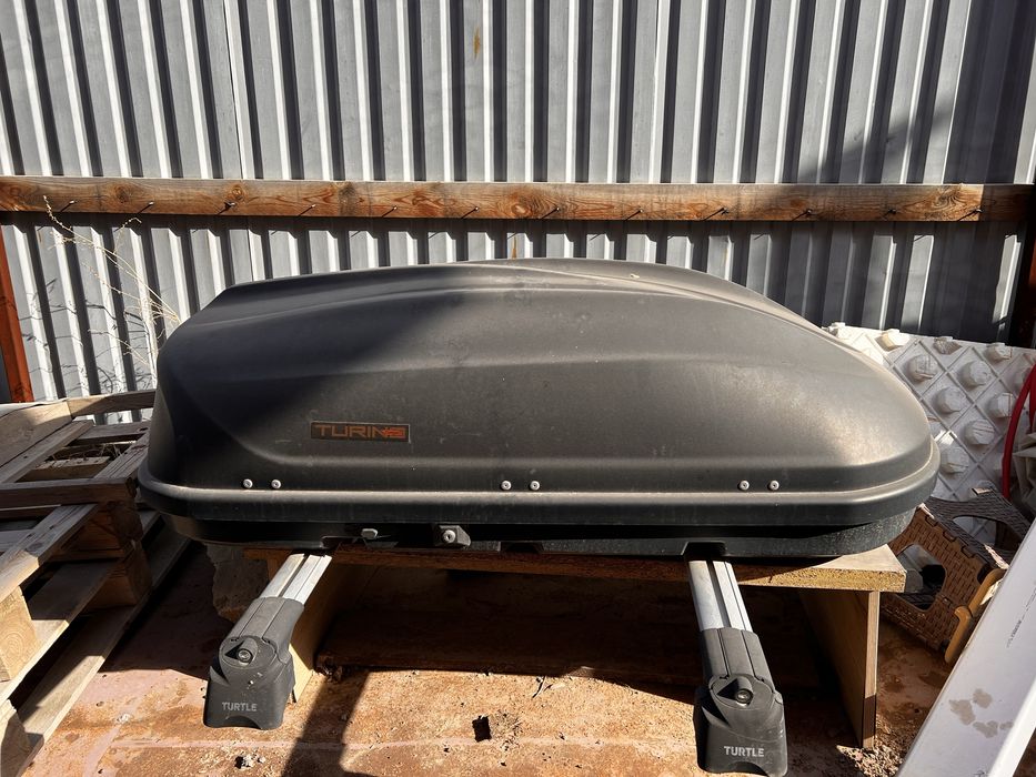 Багажный бокс  с рейлингом