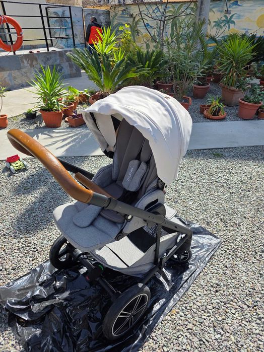 Cărucior 3 în 1 Nuna Mixx Next – Birch + scoică Pipa Lite LX