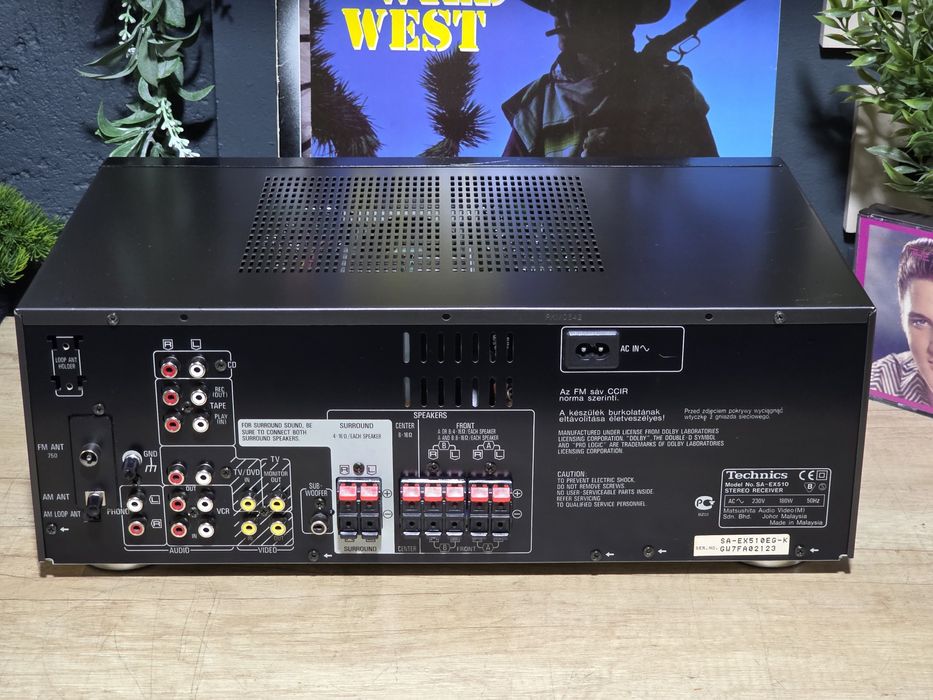Amplituner TECHNICS sa-ex510,dolby receiver  cinema surround