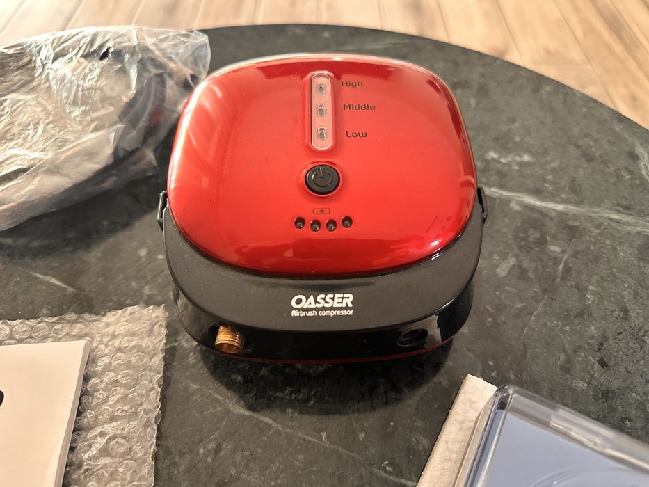 Set Aerograf Airbrush Oasser AK1