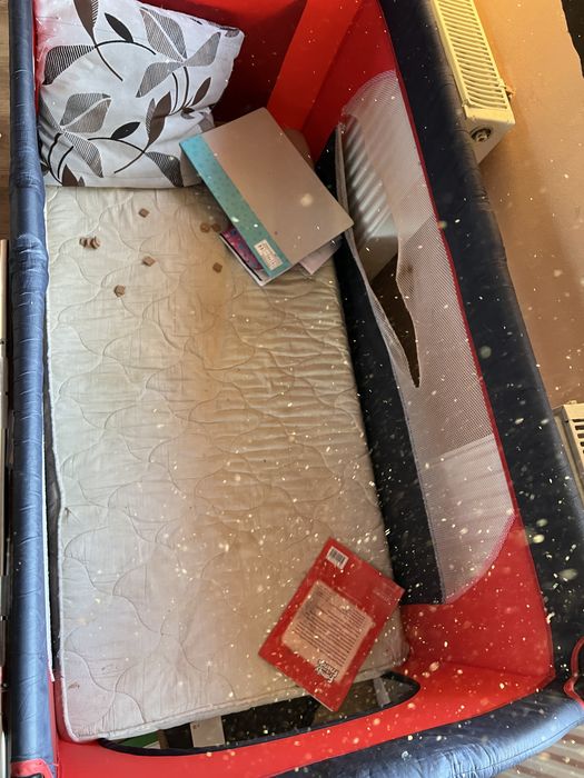 Pătuț pentru copil + saltea ortopedică – 125 lei (folosit)