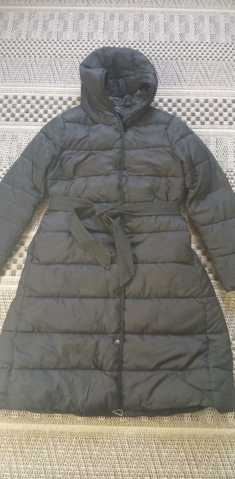 Geaca lunga neagra