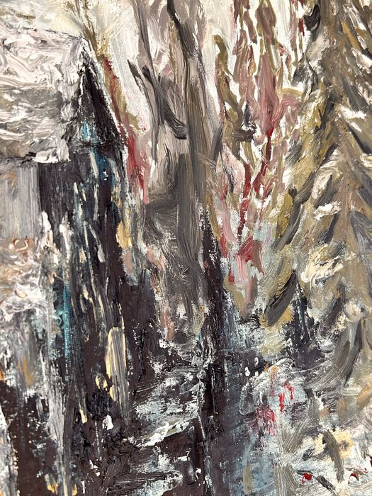 Pictură pe pânză în ulei