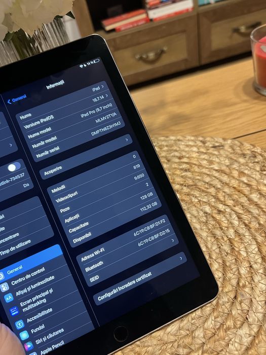 Vând iPad Pro 9.7” – 128 GB