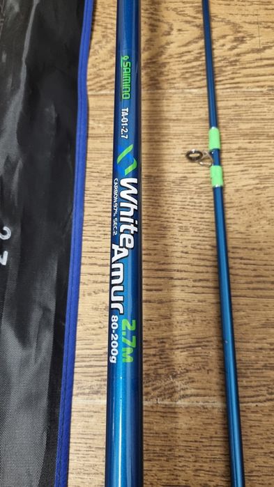 SET 4 Lansete SAIMINO WHITE AMUR 2,70M 80-200g + 4 Mulinete FL CFB6000