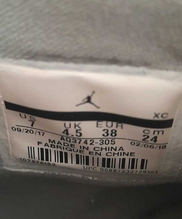 Air Jordan 1 retro zip mica green