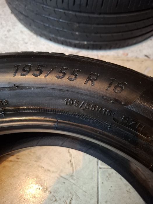 2 Летни гуми Мишелин 195/55/16 ДОТ24 7мм