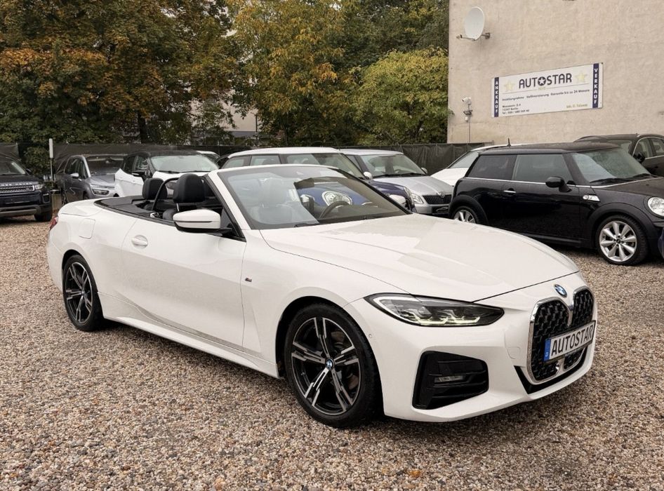 BMW 420D Mild Hybrid  cabrio M pack alpinweiss •import Germania •2021•