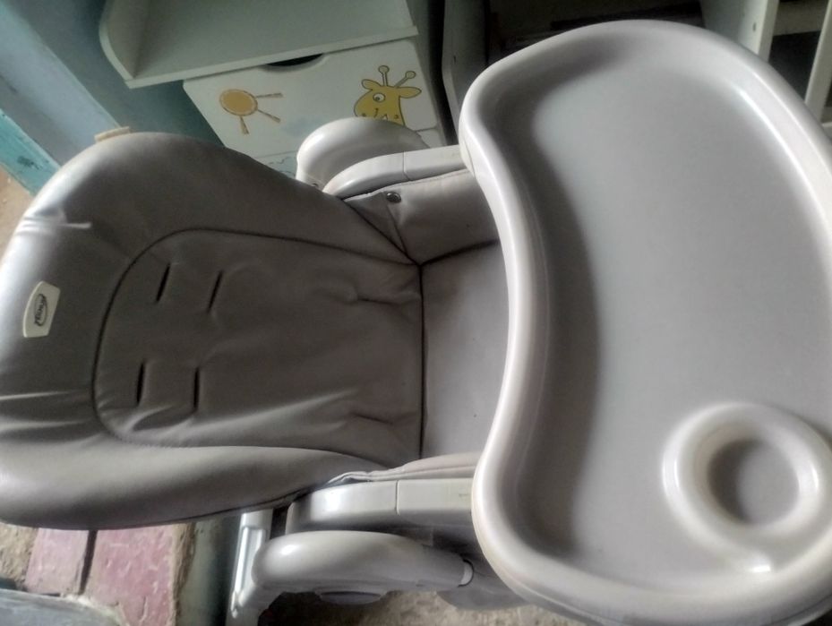 Детская мебель комплект манеж кровать +стул для корм.