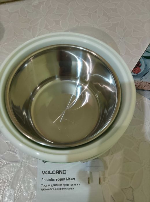 Уред за домашно приготвяма на кисело мляко - Volcano Probiotic Yogurtmaker