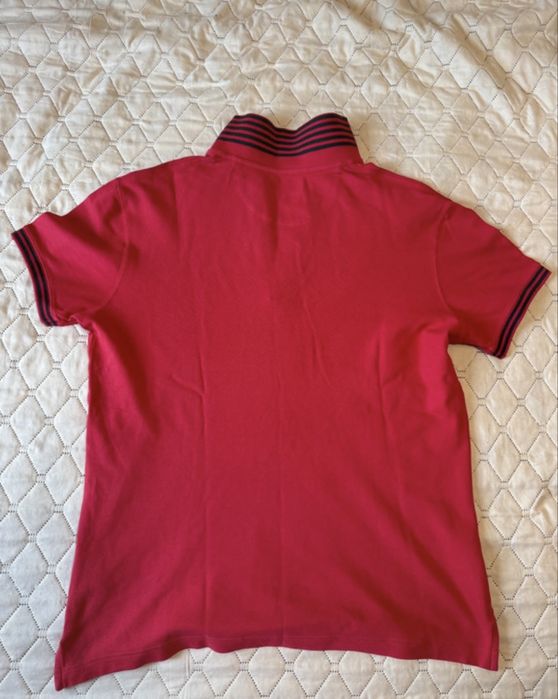 Tricou polo rosu corai - Massimo Dutti - marime L