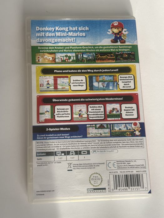 Mario vs Donkey kong Nintendo switch