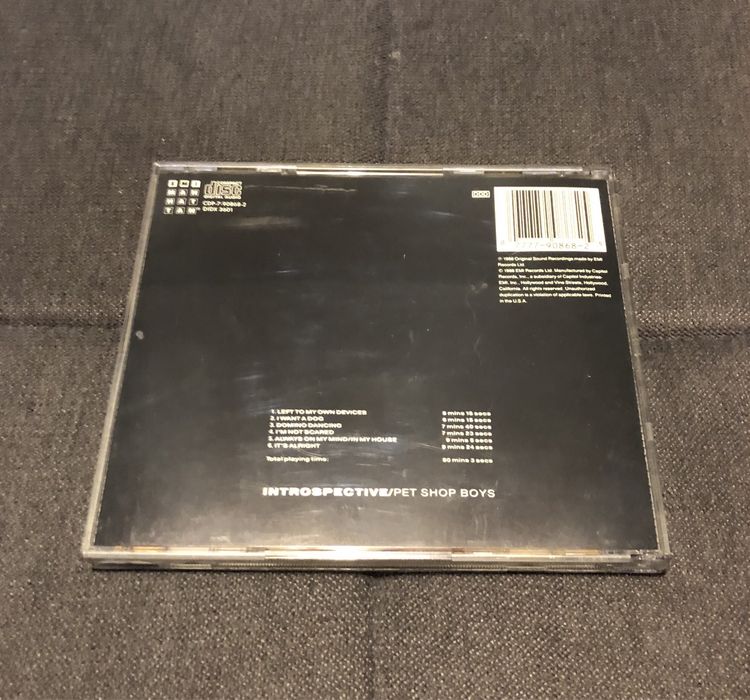 Pet Shop Boys - Introspective: оригинальный CD