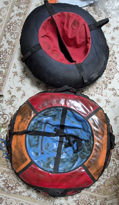 Ватрушки, баллон для катания.