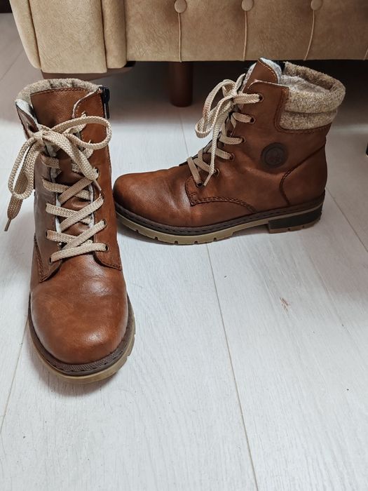 Ghete piele naturală Rieker