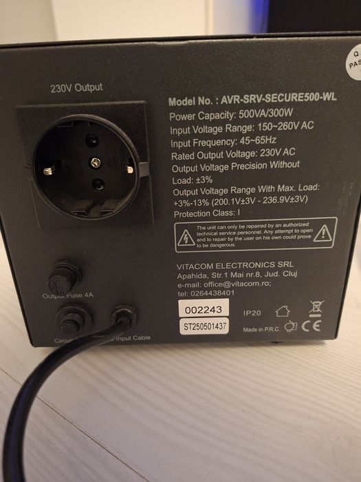 Stabilizator electric perfect funcțional