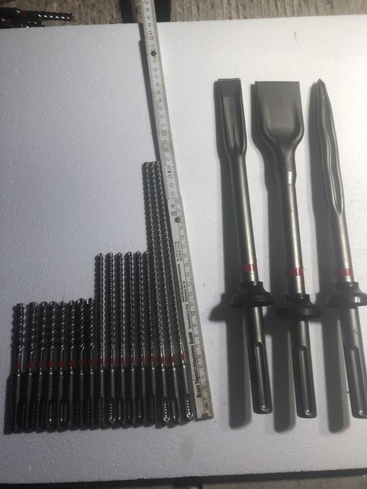 Vand burghie , spirale hilti wurth, forch, bosch