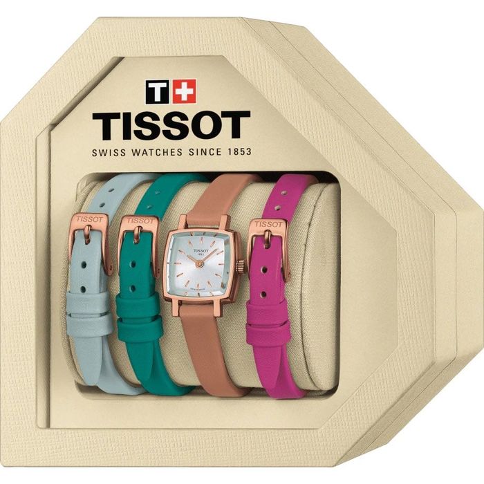 Оригинальные новые Tissot Lovely Square женские часы Швейцария