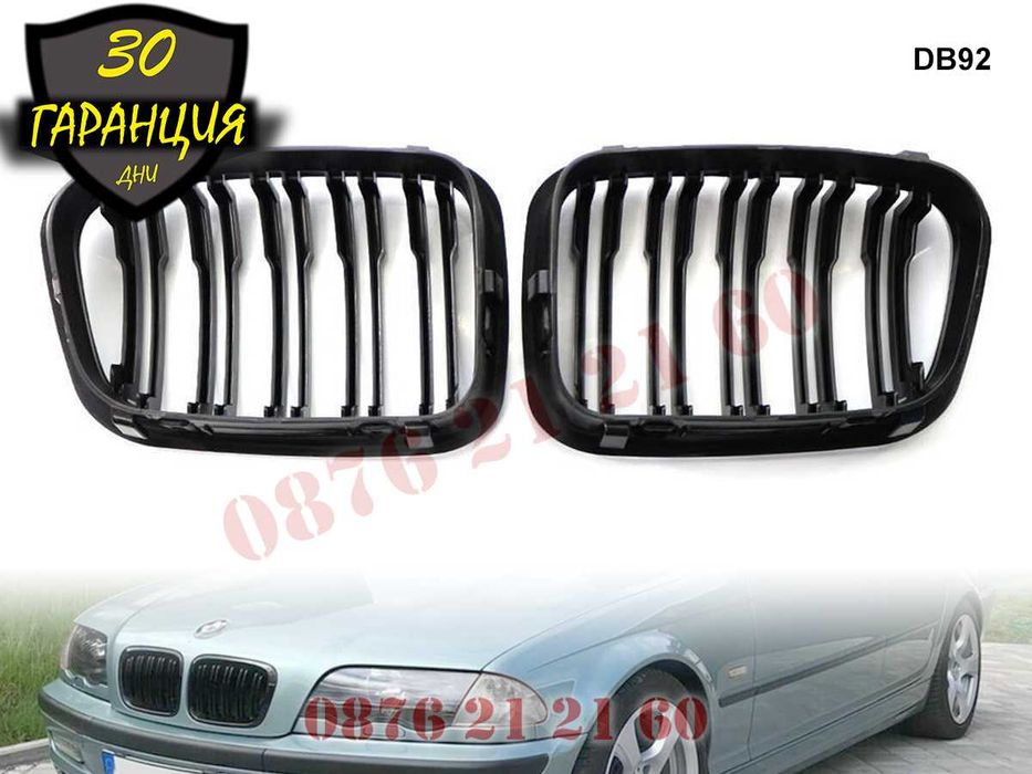 Двойни M3 M Бъбреци Решетки BMW E46 98-01 БМВ Е46 М3 Компакт Compact