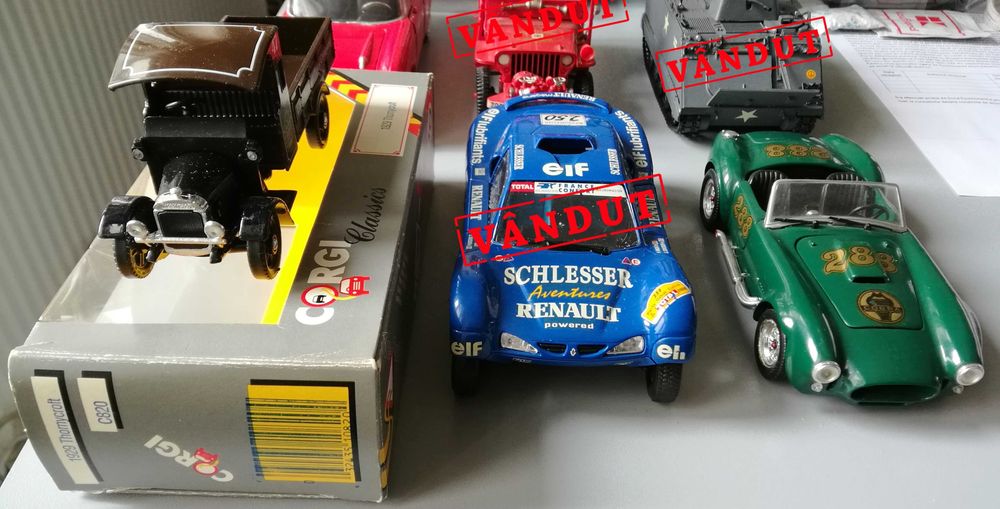 Machete Tir si autoutilitare H0, 1:87