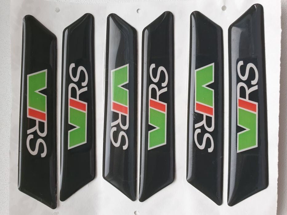 Logo vrs sticker emblema vrs scaun skoda