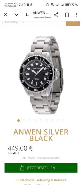 Ceas Yves Camani YC1065-A