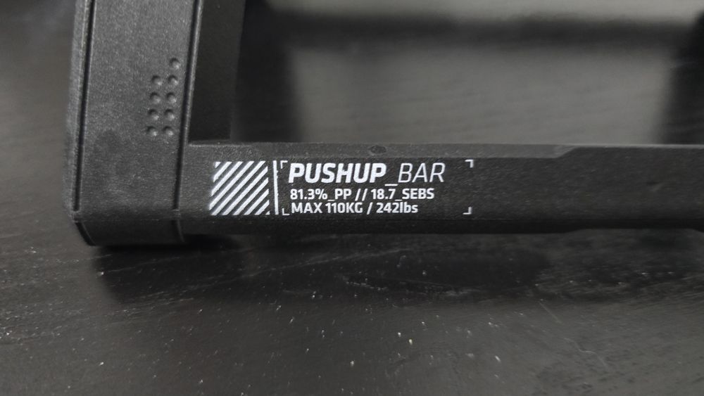 Pushup bar. Bare flotari
