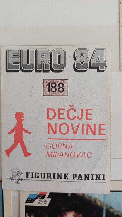 Echipa Romaniei de la Euro 1984 Panini