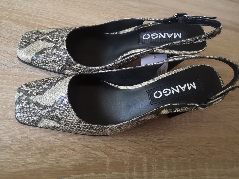 Pantofi Mango piele